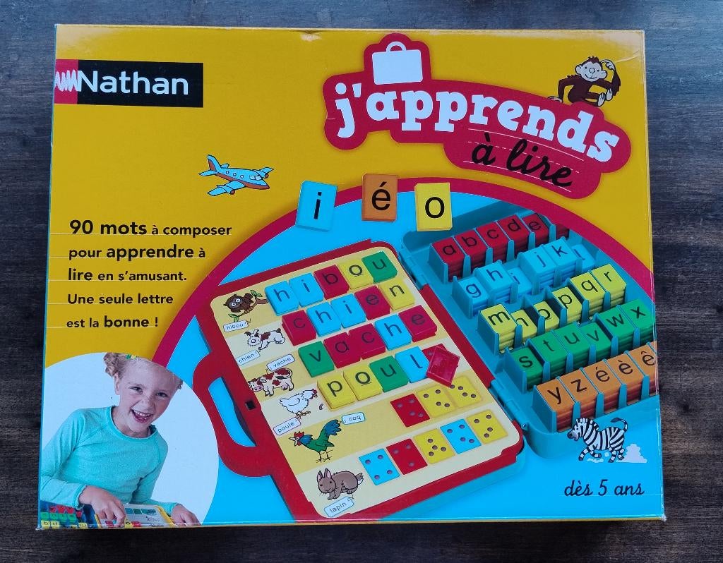 NATHAN "J'apprends à lire", Enfants & Bébés, Jouets | Éducatifs & Créatifs, Utilisé, Langue et Lecture, Enlèvement ou Envoi