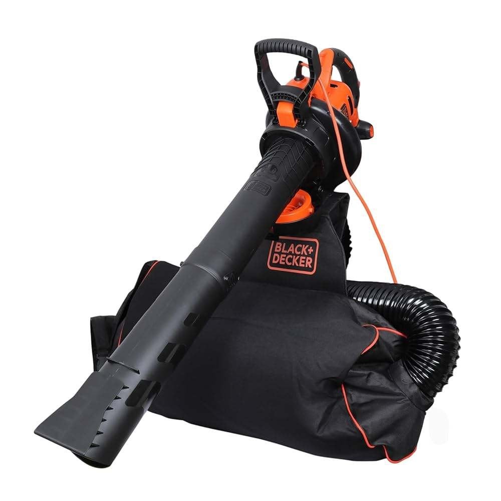 Bladblazer black & decker opvangzak + buizen, Tuin en Terras, Bladblazers, Black&Dekker, Ophalen of Verzenden, Met opvangzak, Ruggedragen