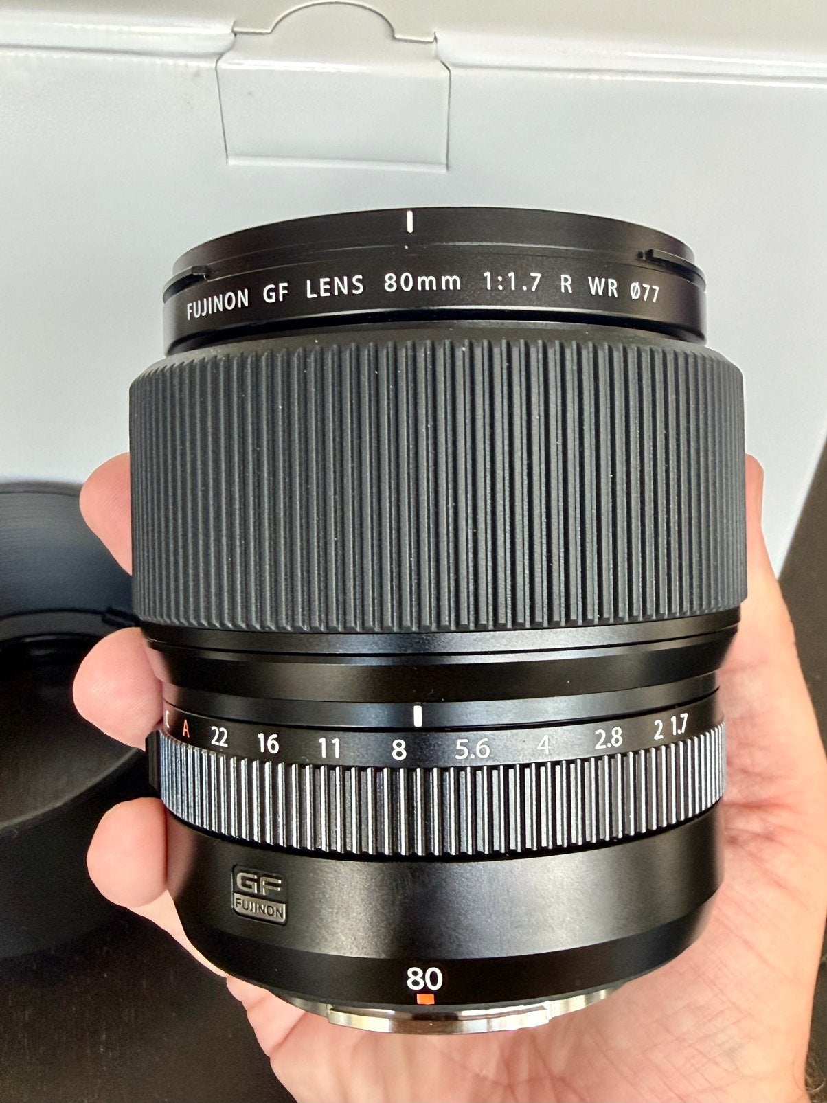 Fujifilm GF 80mm F1.7 R WR, TV, Hi-fi & Vidéo, Photo | Lentilles & Objectifs, Fujifilm, Enlèvement ou Envoi, 80 mm, Téléobjectif