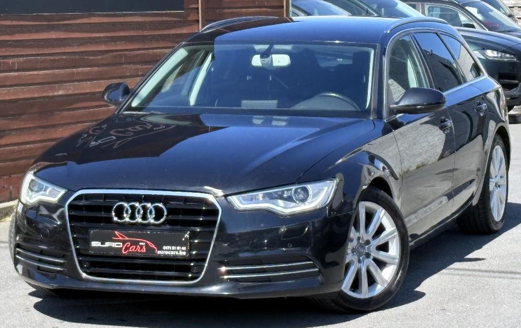 | Audi A6 Avant 2.0d | 2013.08 | 137.000 km"s | Trekhaak, Auto's, Euro 5, Zwart, Bedrijf, 5 deurs