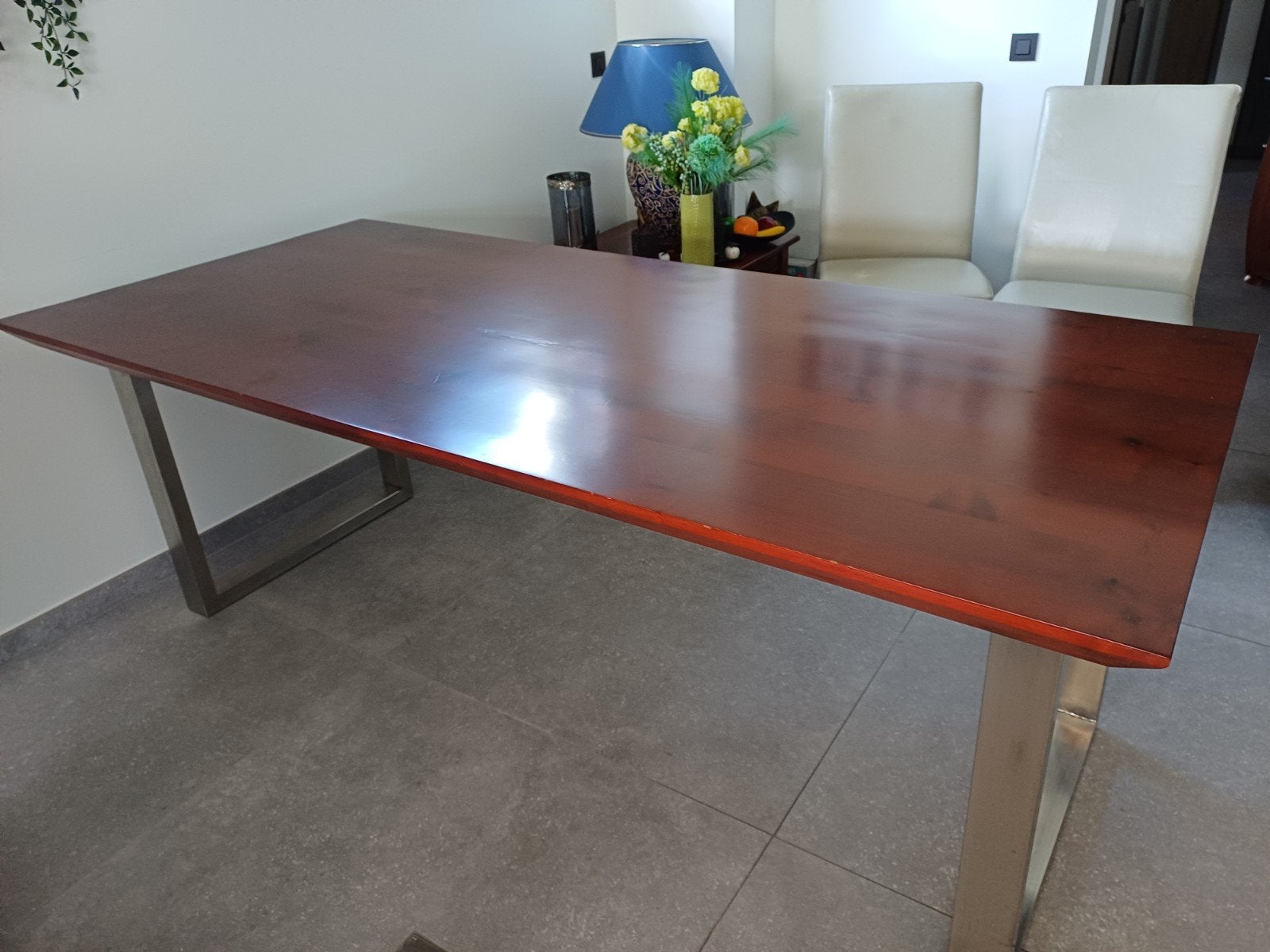 belle table de salle à manger, Enlèvement, Cinq personnes ou plus, Rectangulaire, Teck