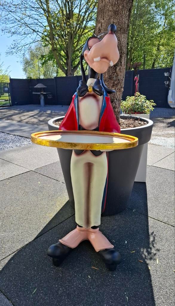 Goofy butler decoratie beeld mancave disney verzamel kado, Enlèvement ou Envoi, Comme neuf, Autres types