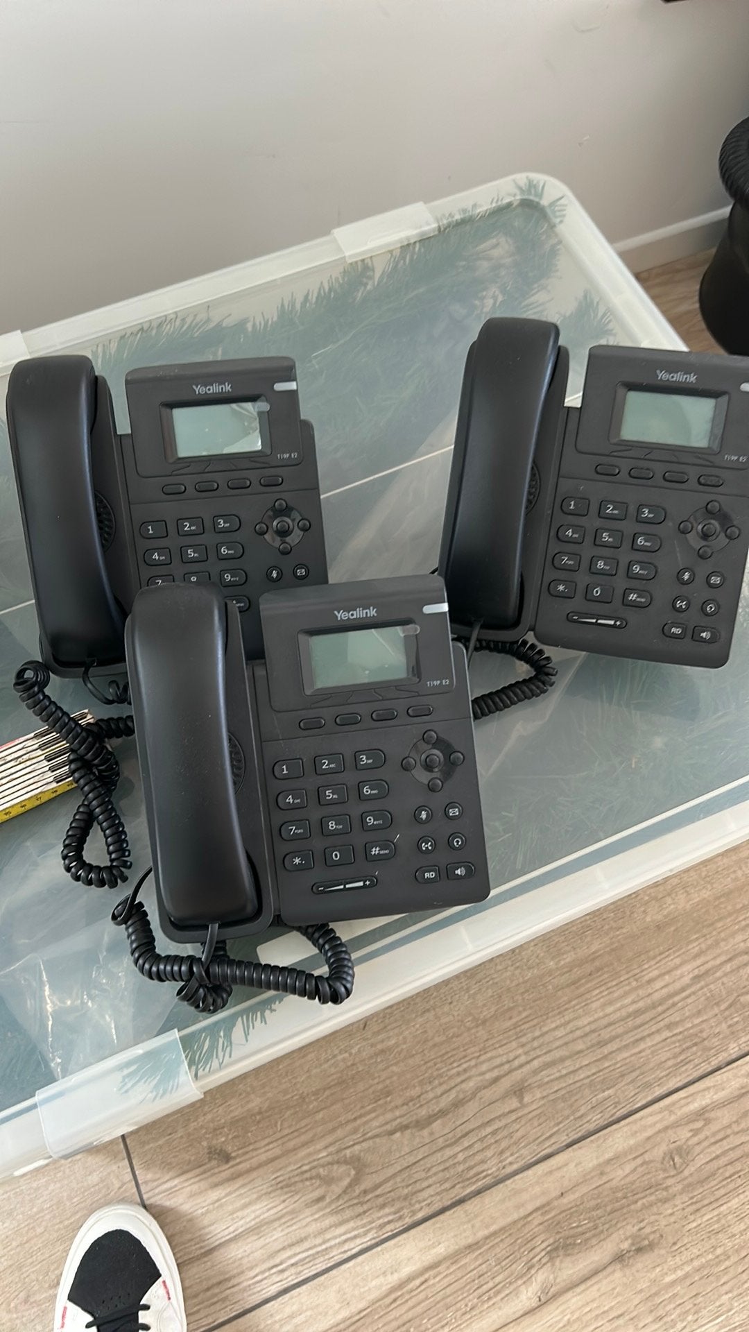 Telephone fixe Yealink T19p E2, Telecommunicatie, Datacommunicatie en VoIP, Ophalen, Zo goed als nieuw, Telefoon