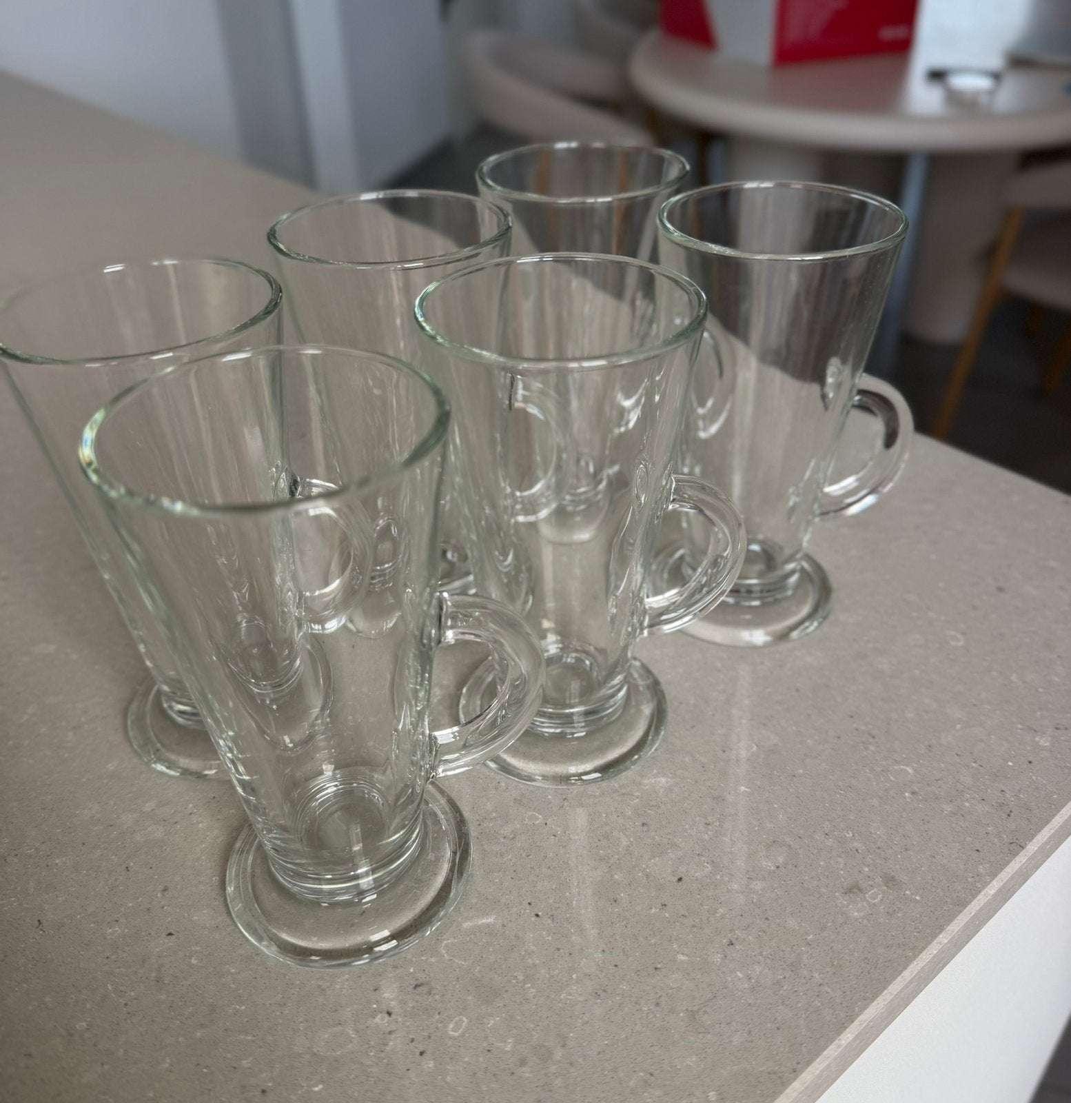 Latte macchiato glazen koffie, Ophalen, Zo goed als nieuw
