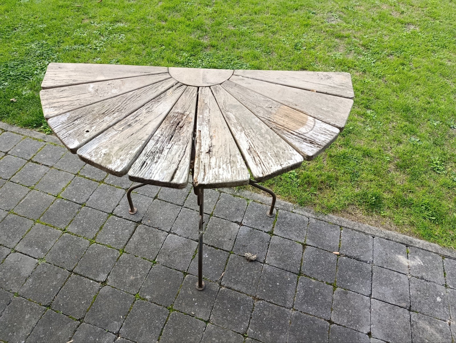 smeedijzer tafel, Tuin en Terras, Ophalen