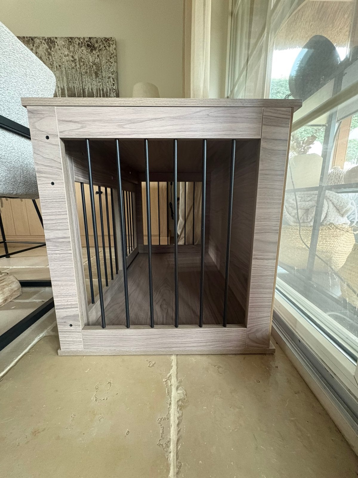 Hondenbench binnen - zeer goede kwaliteit, nieuwe staat, Animaux & Accessoires, Maisons pour chiens, Enlèvement, Comme neuf