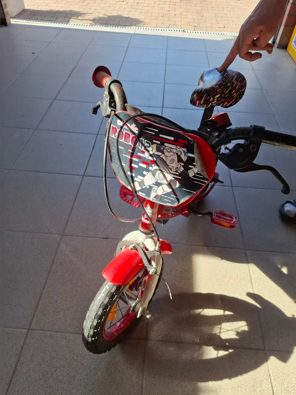 fiets  4jaar, Enlèvement