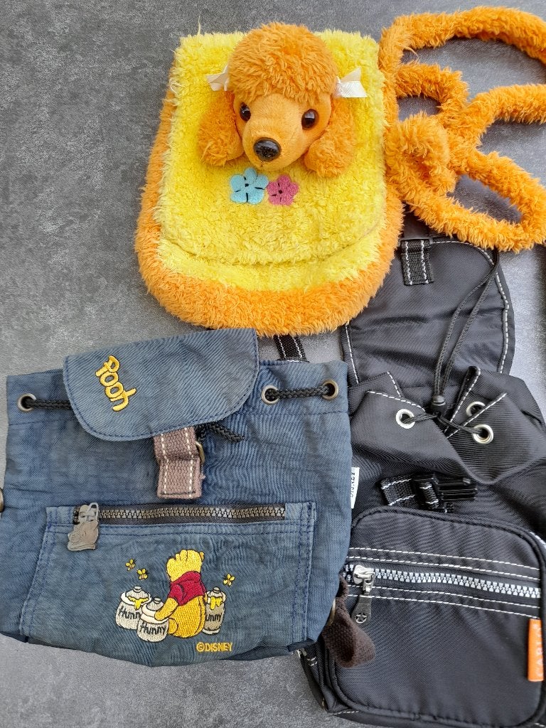 4 tasjes voor kinderen, Ophalen of Verzenden, Zo goed als nieuw, Zwart