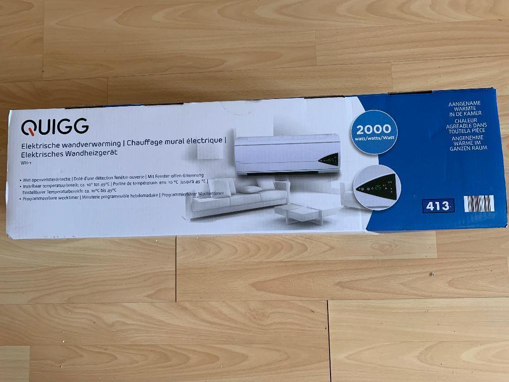 Elektrische wandverwarming/2000 watt, Doe-het-zelf en Bouw, Verwarming en Radiatoren, Ophalen, Nieuw, 800 watt of meer