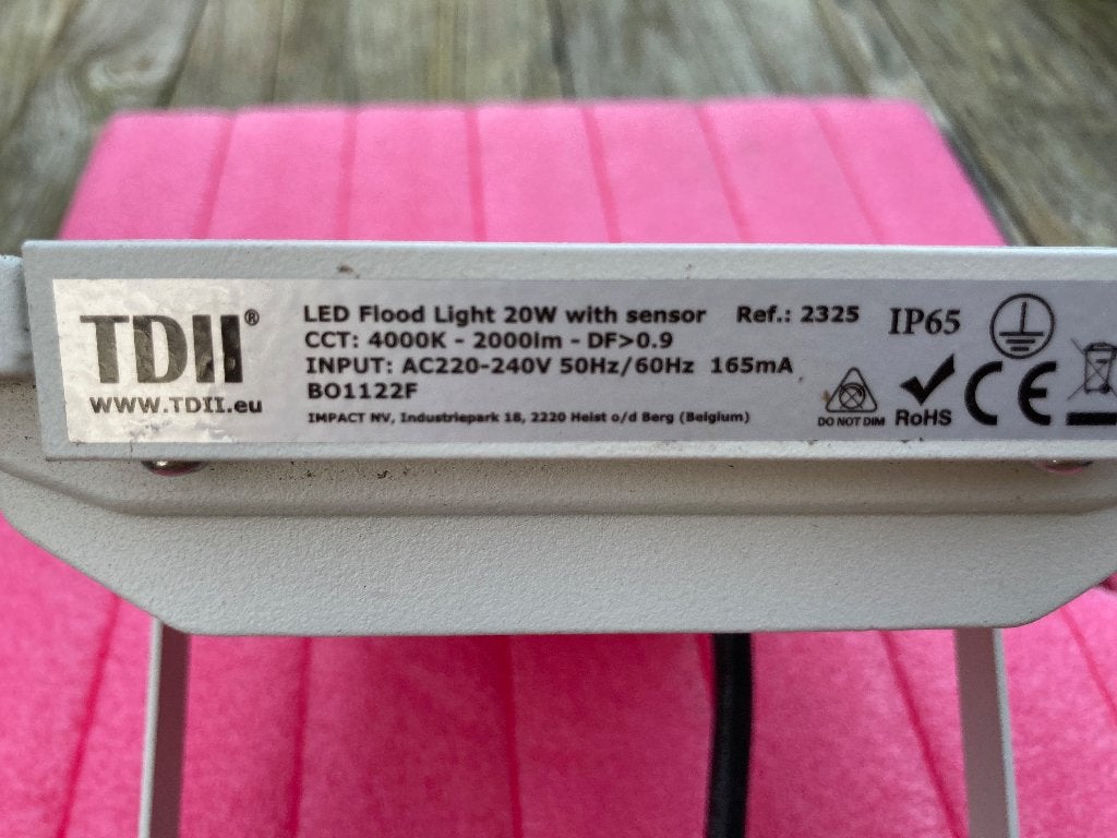 led-lamp buitenlicht met sensor, Ophalen of Verzenden, Led