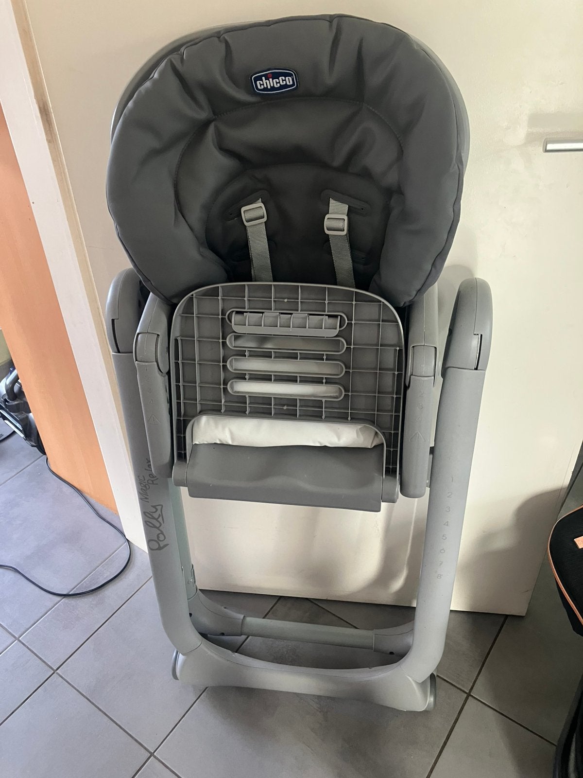 Chicco eet/zit/ligstoel  verstelbaar, Jardin & Terrasse, Chaises de jardin, Enlèvement, Utilisé, Plastique, Ajustable