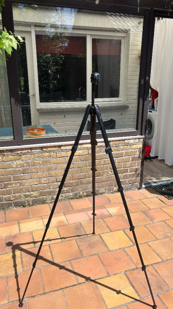 Trépied de voyage design Peak en aluminium + garantie à vie, TV, Hi-fi & Vidéo, Avec rotule, 150 à 175 cm, Comme neuf, Enlèvement