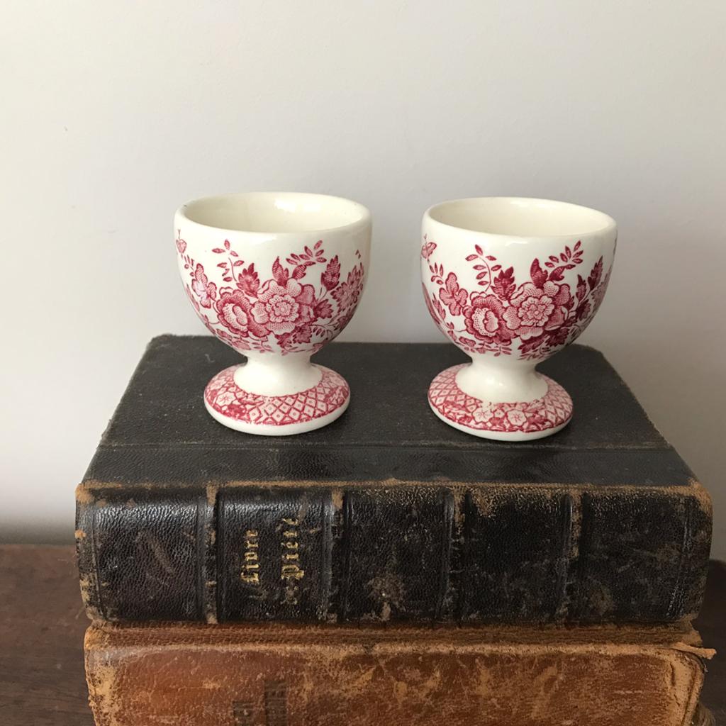 Mason’s Stratford pink eierdopjes, Antiek en Kunst, Ophalen of Verzenden