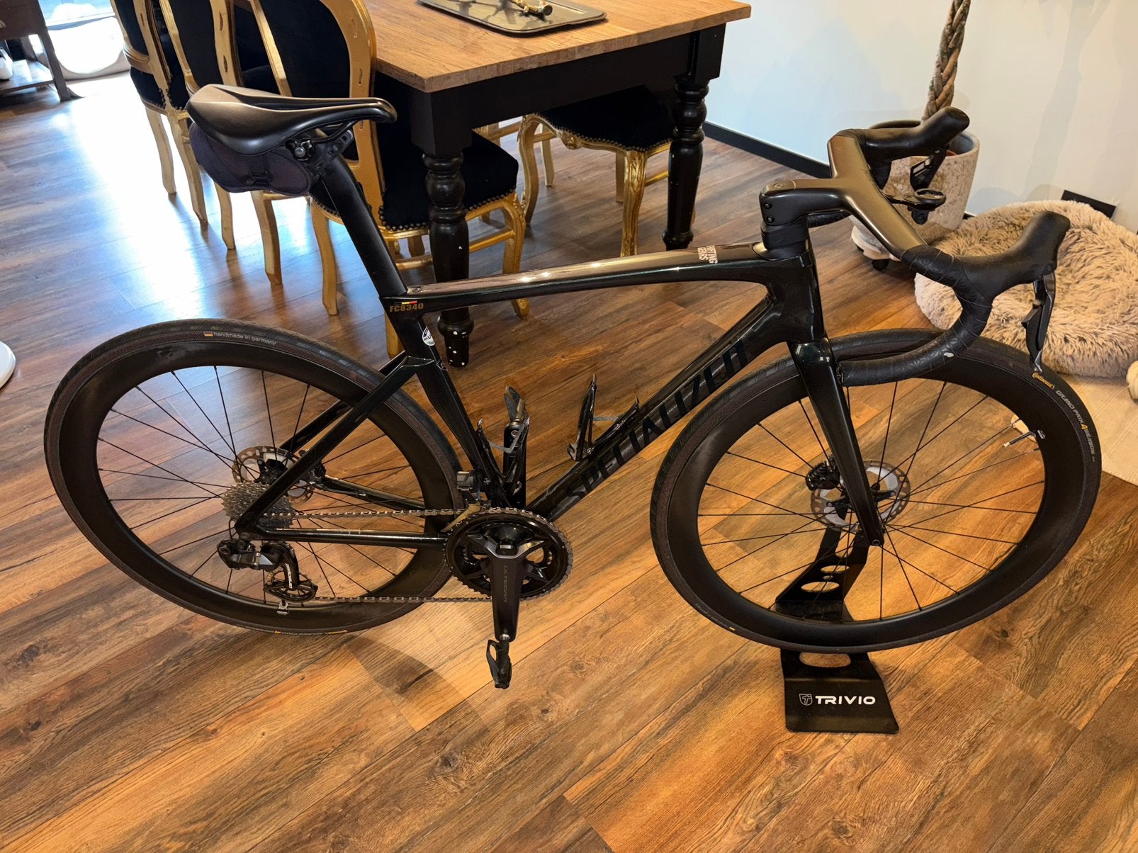Specialized Tarmac SL7 54 2022 Carbon/Oil/Forestgreen, Overige merken, Gebruikt, Carbon, Ophalen of Verzenden