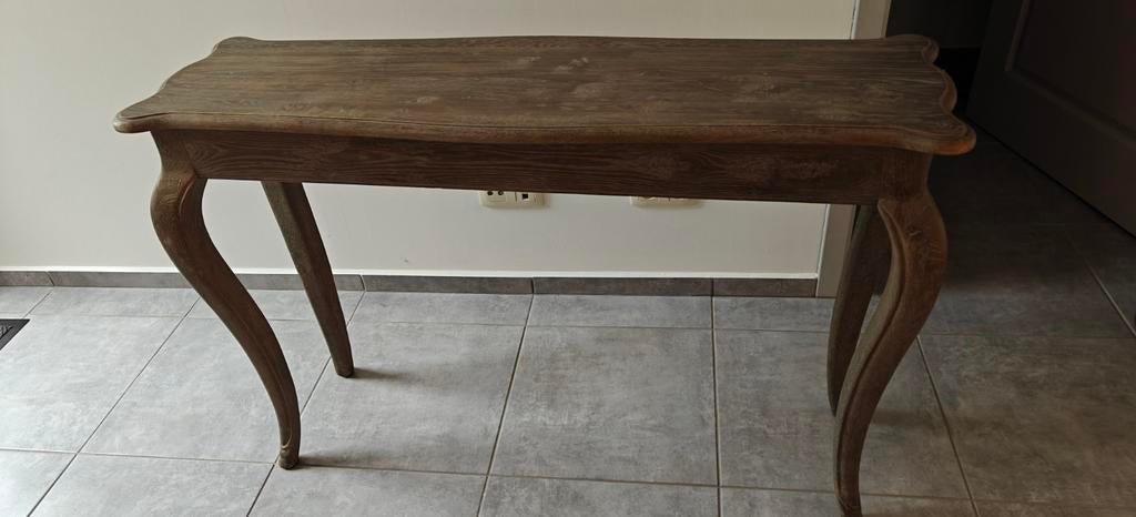 Rustieke tafel, Huis en Inrichting, Ophalen, Gebruikt, 100 tot 150 cm, 25 tot 50 cm