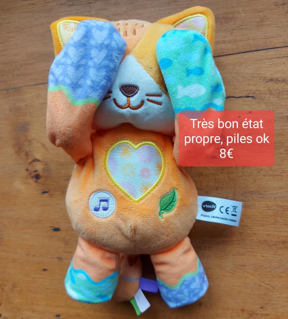 Vtech Fripon, cache-cache chaton, Enfants & Bébés, Jouets | Vtech, Enlèvement