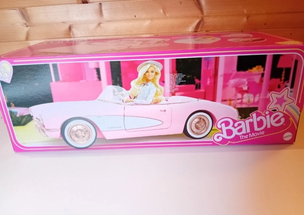 Barbie, de film Corvette rose Mattel., Ophalen of Verzenden, Nieuw, Barbie