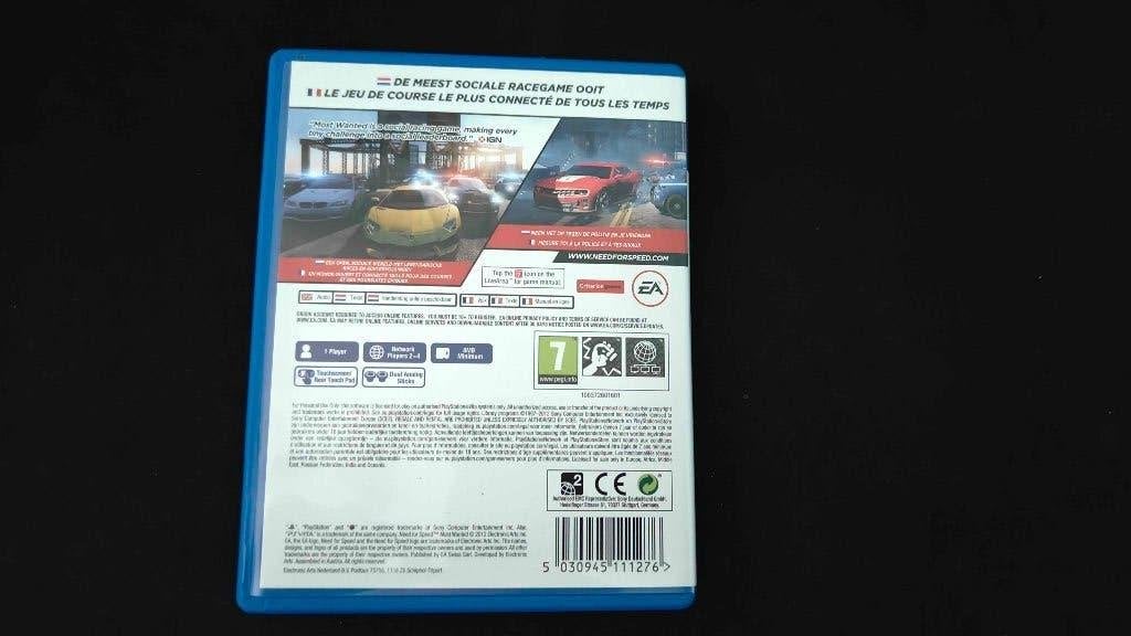 Need for Speed Most Wanted - PS Vita Games, Online, Gebruikt, Racen en Vliegen, Ophalen of Verzenden