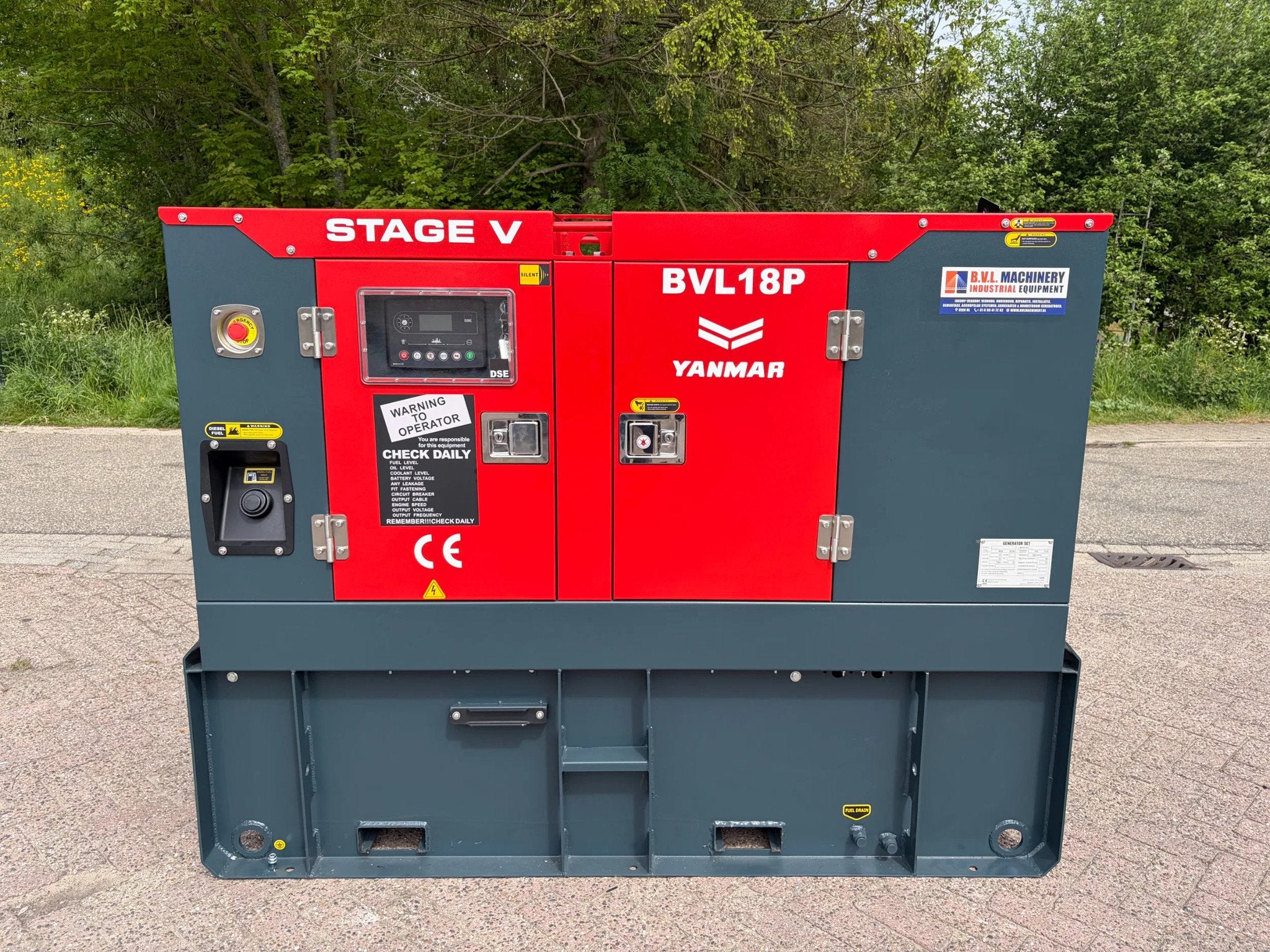 Yanmar Yanmar 4TNV88 STAMFORD 17,5 - 20 - 25 kVA aggregaat g