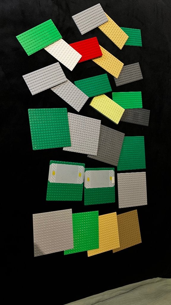 LEGO wegplaten, Ophalen of Verzenden, Gebruikt, Grondplaat, Lego
