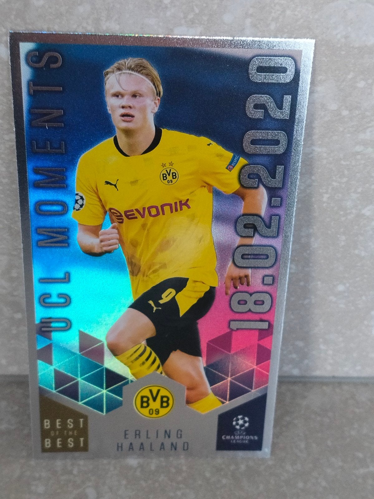 Topps best of the best Erlin Haaland Rookie Dortmund, Ophalen of Verzenden