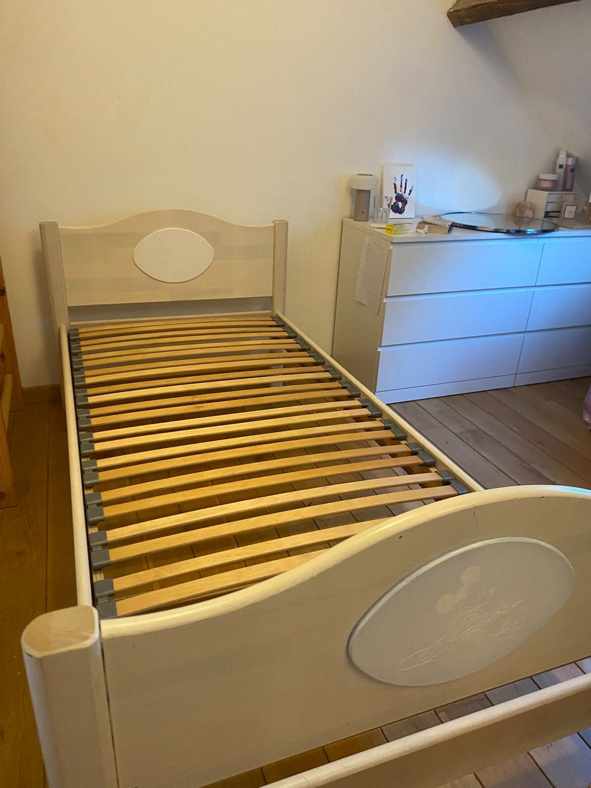 Lit complet 1 personne 90/200, Enlèvement, Utilisé, Matelas