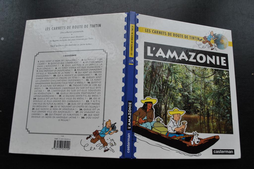 LES CARNETS DE ROUTE DE TINTIN L'AMAZONIE CASTERMAN 1994, Enlèvement ou Envoi, Utilisé, Hergé