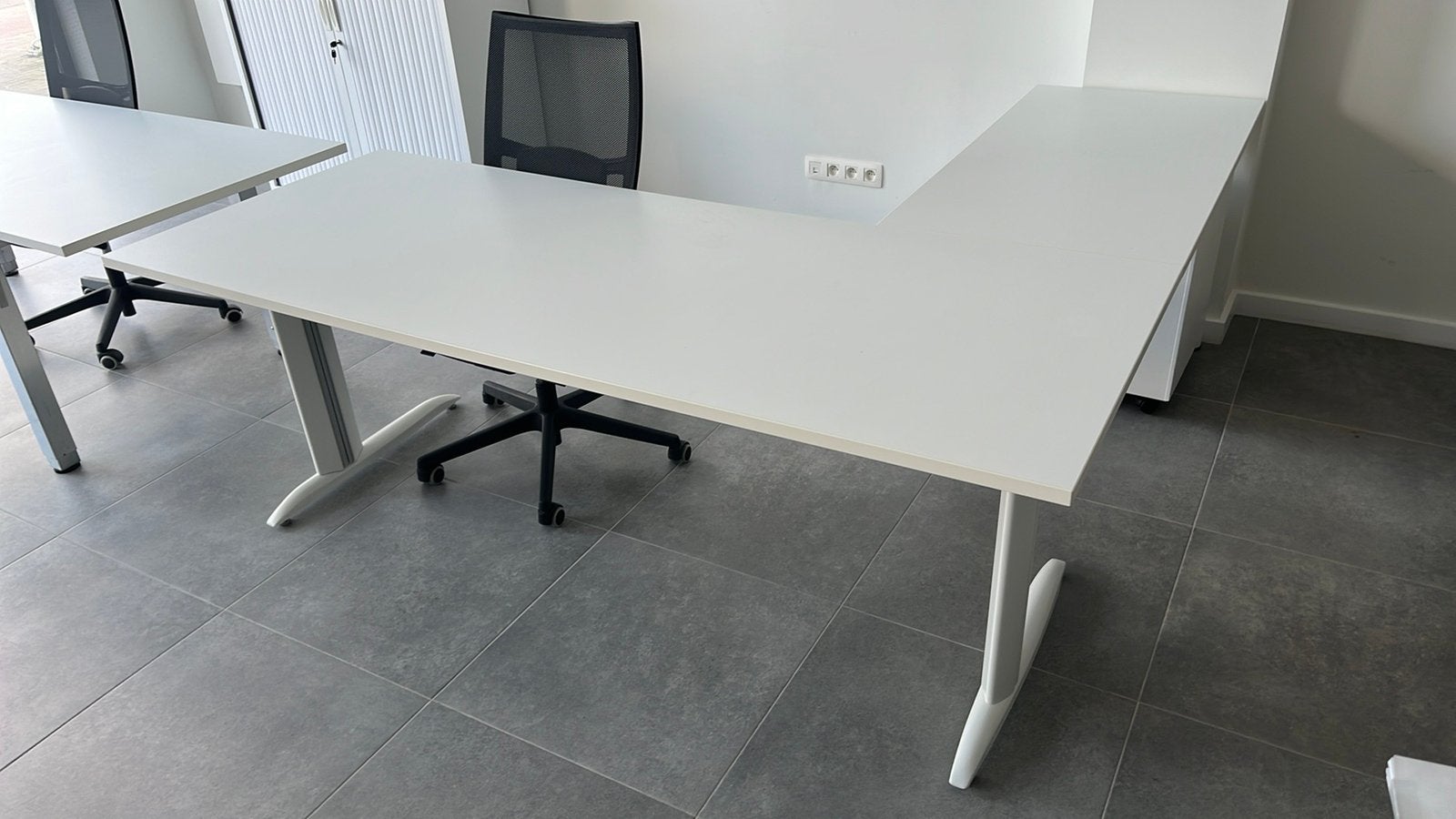 Bureau 200cm x 80cm, Huis en Inrichting, Ophalen, Gebruikt, Wit, 200 cm