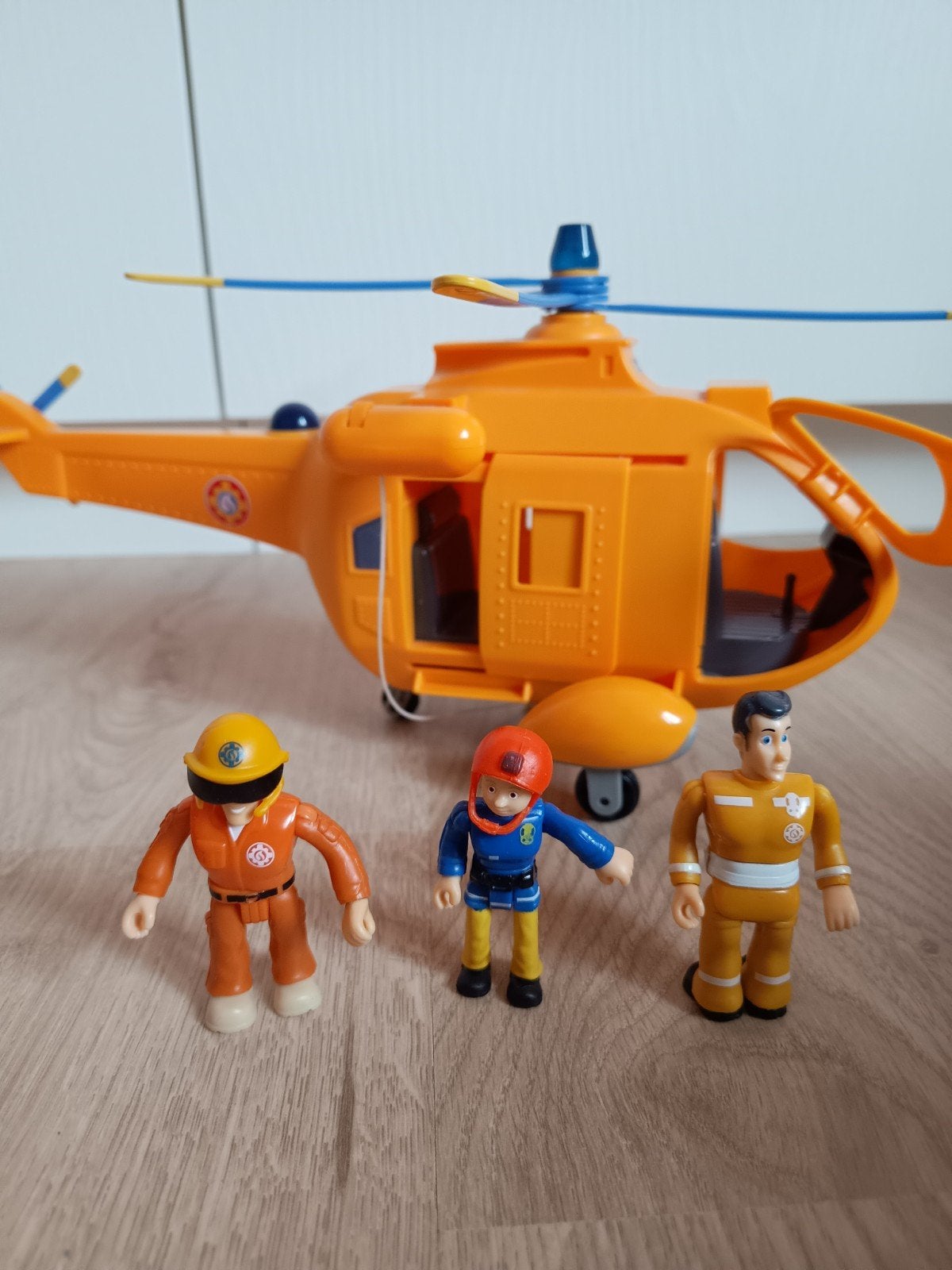 Helikopter brandweerman Sam, Ophalen