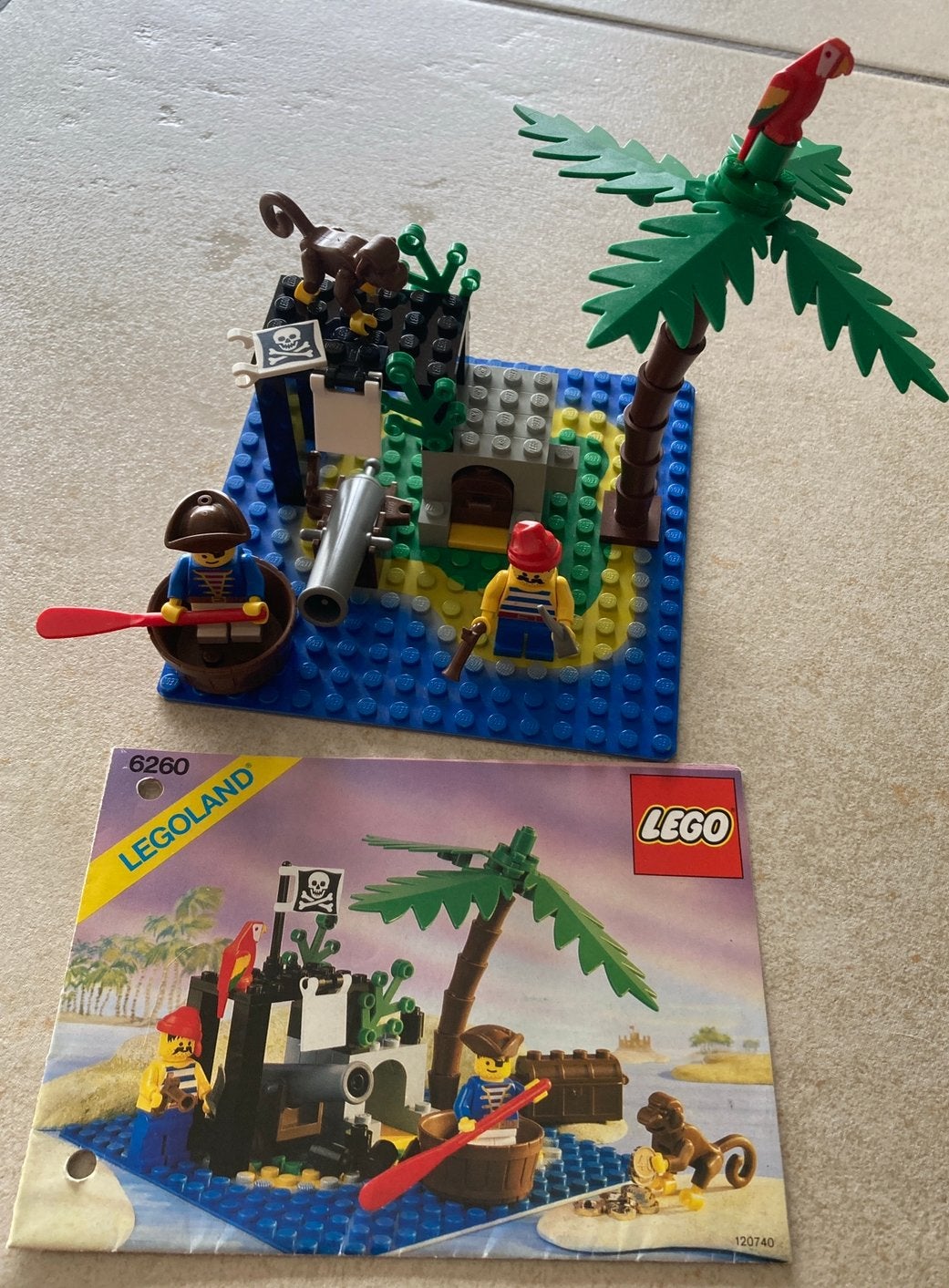 Lego Vintage Pirates set 6260, Gebruikt, Lego, Compleet, Pirates