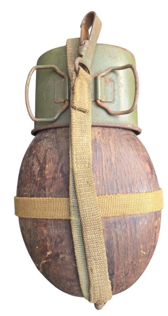 bouteille et tasse de terrain en bois de en état d'occasion, Enlèvement ou Envoi