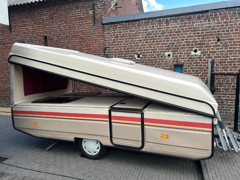 Rapido plooicaravan voor 4 personen, Caravanes & Camping, Caravanes, Particulier, jusqu'à 4, 500 - 750 kg, Siège standard, Rapido