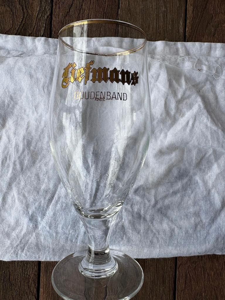 Liefmans Gouden Band, Verzamelen, Ophalen of Verzenden, Gebruikt, Glas of Glazen, Overige merken