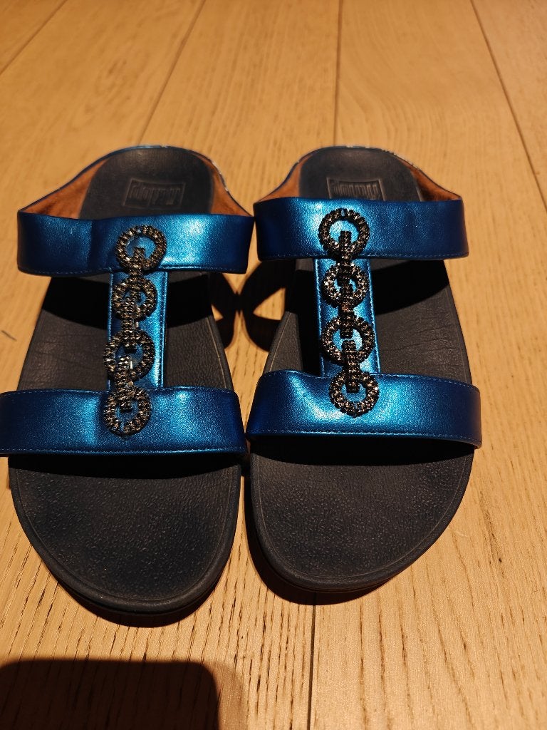 FitFlop, Blauw, Gedragen, Ophalen, Slippers