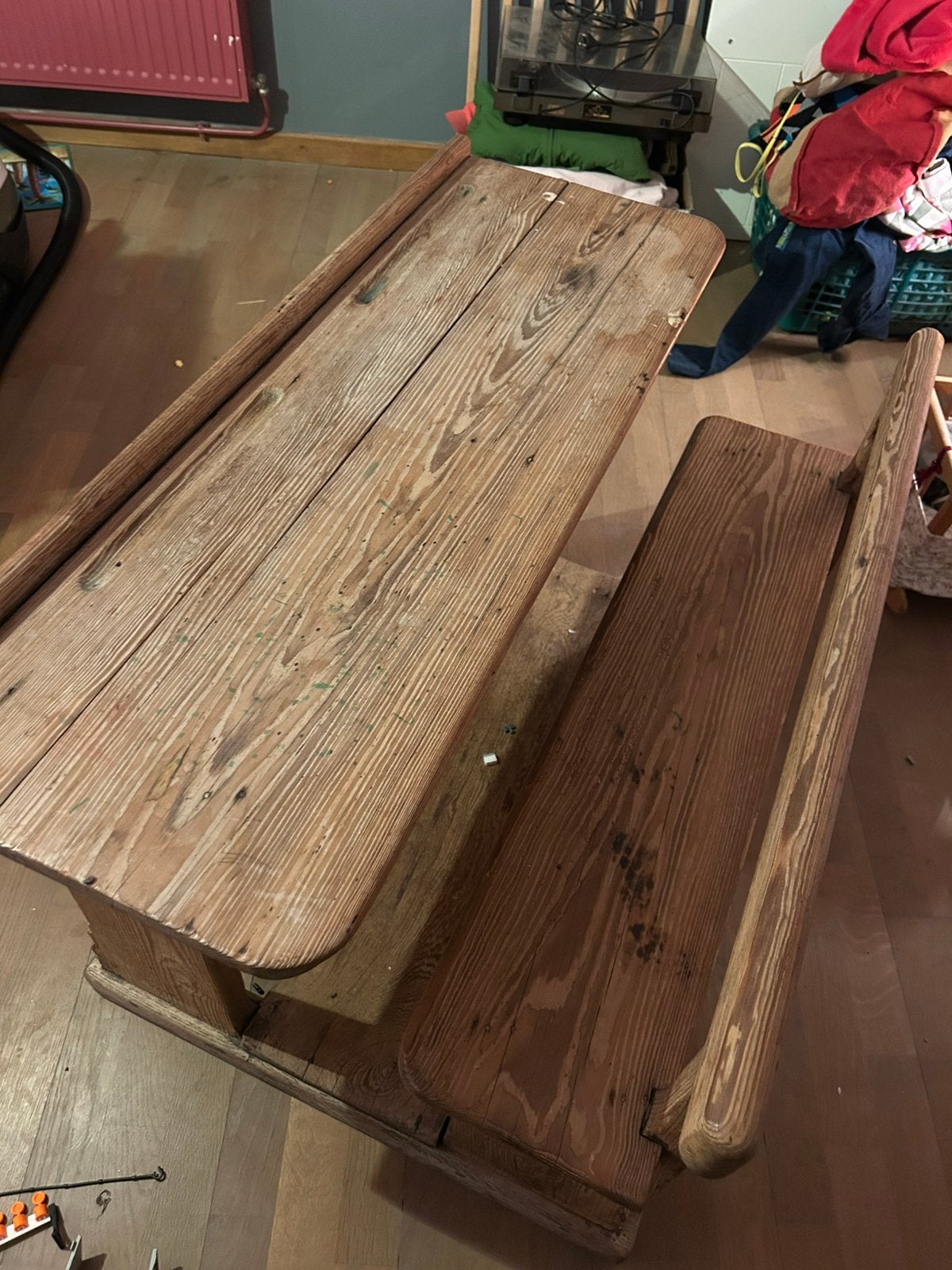 Banc écolier, Ophalen, Gebruikt
