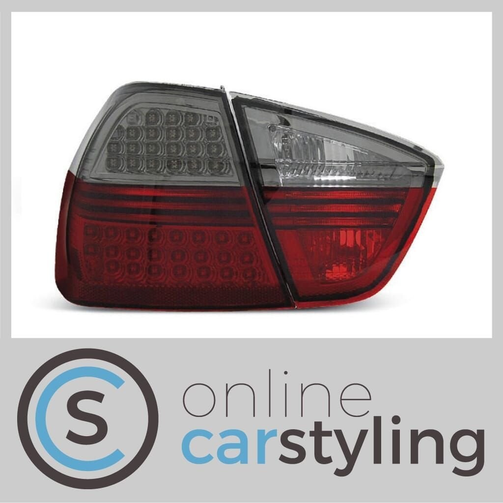 LED Achterlichten BMW 3-Serie E90 Rood / Smoke Lightbar Desi, Auto-onderdelen, -, -, Nieuw, Ophalen of Verzenden