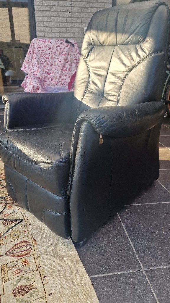 Elektrische relax zetel, Maison & Meubles, Enlèvement, Utilisé, Une personne, Cuir