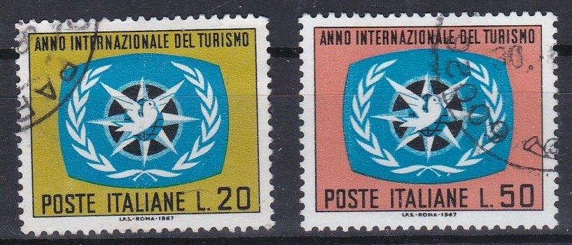Italie 1967 - n 1243-1244, Envoi, Affranchi