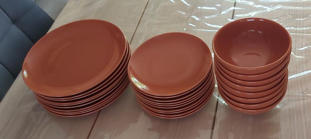 Ikea bordenset, Ophalen, Gebruikt, Bord(en), Effen