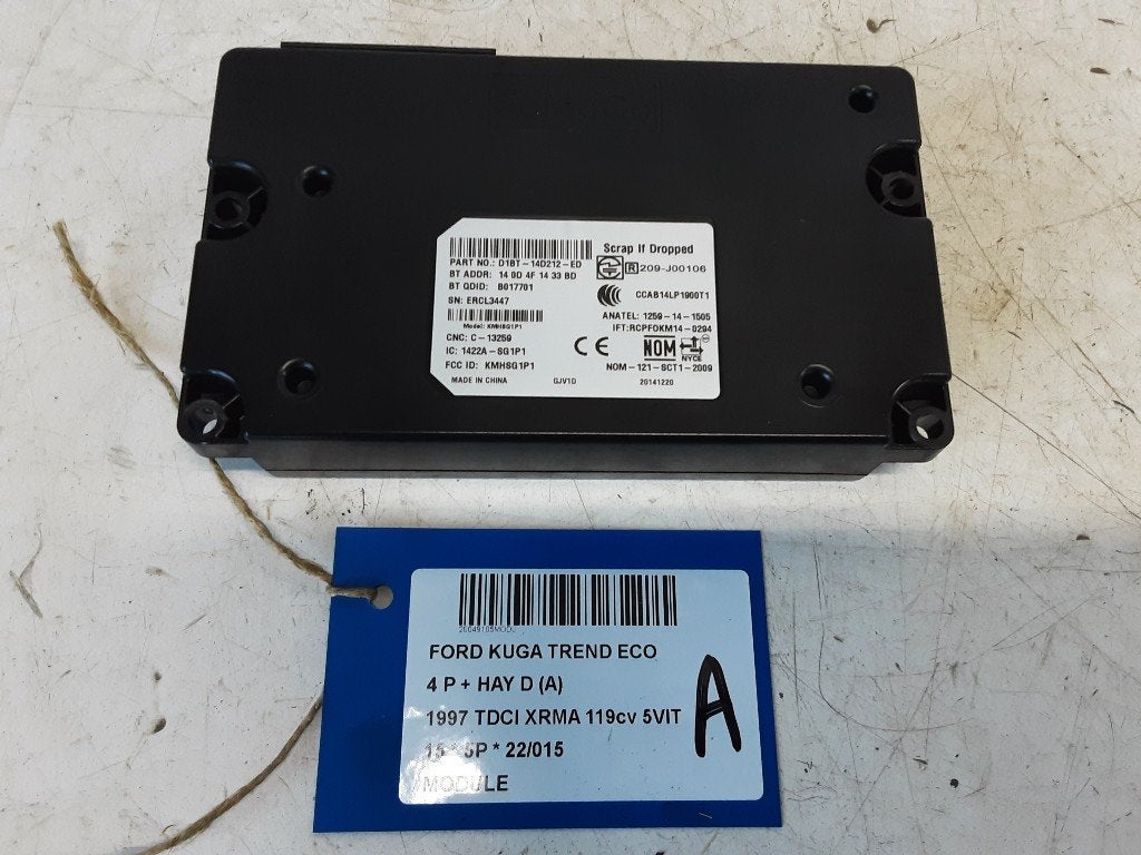 UNITE ELECTRONIQUE Ford Kuga II (DM2) (D1BT14D212ED), Utilisé, Ford