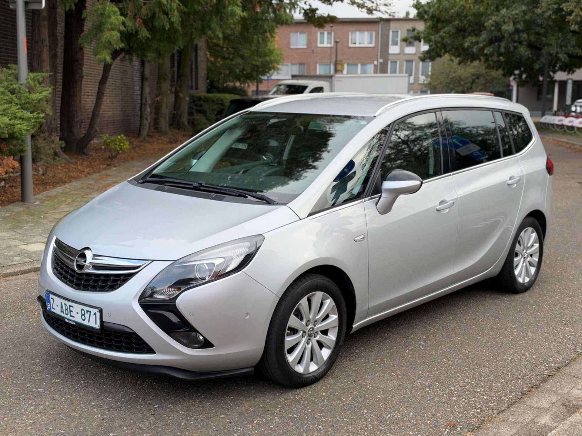 Opel Zafira | 7-zit | 1.4 benzine | Euro 6b, Autos, Argent ou Gris, Euro 6, Entreprise, 7 places