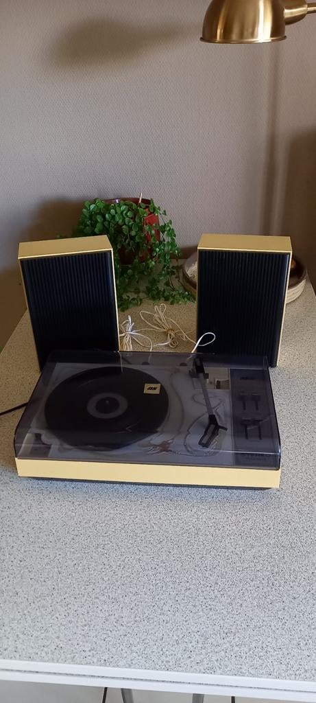 Audio sonic stereo platenspeler met luidsprekers jaren 70, Enlèvement ou Envoi, Utilisé, Tourne-disque, Autres marques