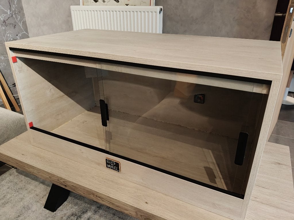 Houten Terrarium 100x50x50cm, Dieren en Toebehoren, Reptielen en Amfibieën | Toebehoren, Ophalen, Gebruikt, Terrarium of Paludarium