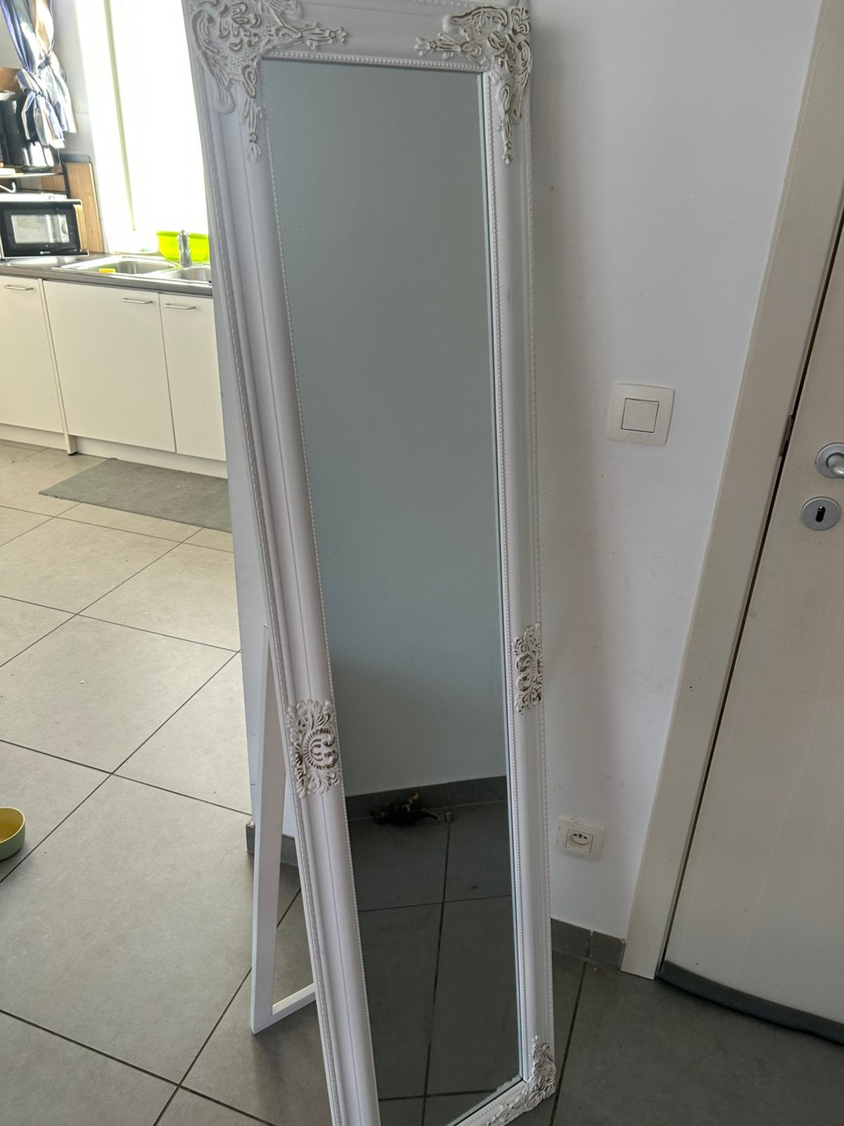 Staande spiegel, Huis en Inrichting, Ophalen, Minder dan 50 cm, Gebruikt, 100 tot 150 cm