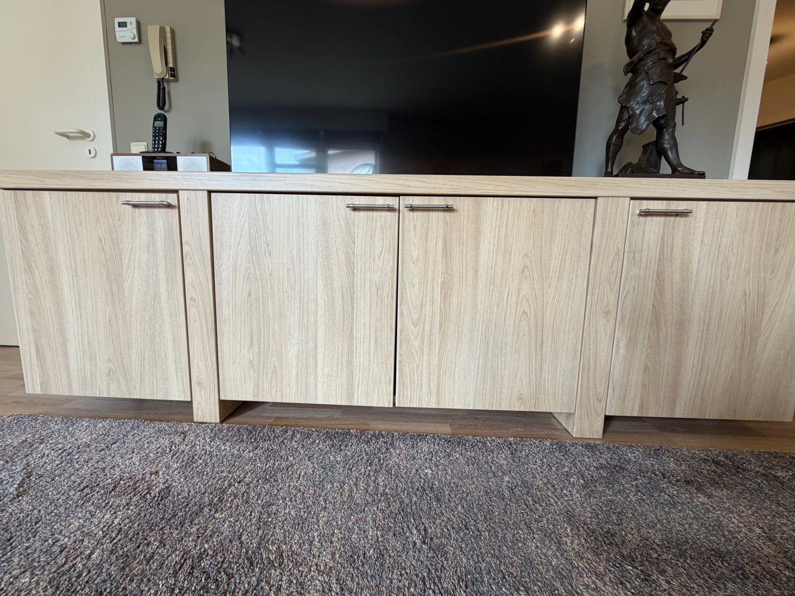 Dressoir licht eik, Huis en Inrichting, Ophalen, Eikenhout, 200 cm of meer, Landelijk
