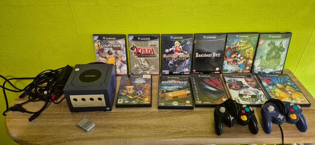 Nintendo gamecube  11jeux, Enlèvement, Utilisé, Violet, Avec jeux