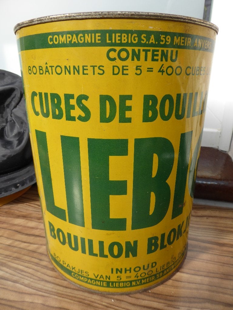 grand boite liebib ,cubes de bouillon Liebig, Collections, Enlèvement ou Envoi, Utilisé, Autres marques