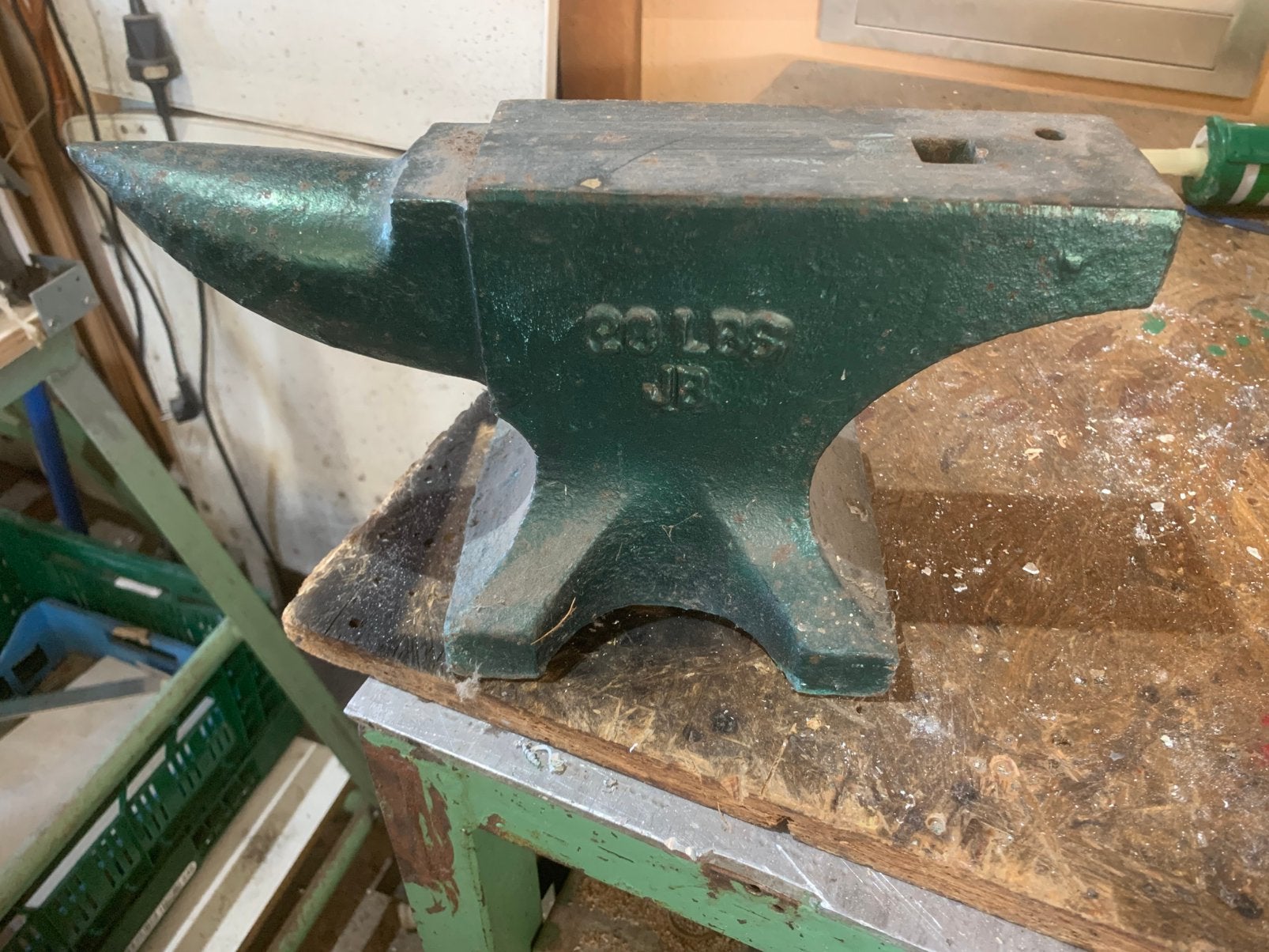 John Brooks JB aambeeld 28 LBS, Antiek en Kunst, Antiek | Gereedschap en Instrumenten, Ophalen