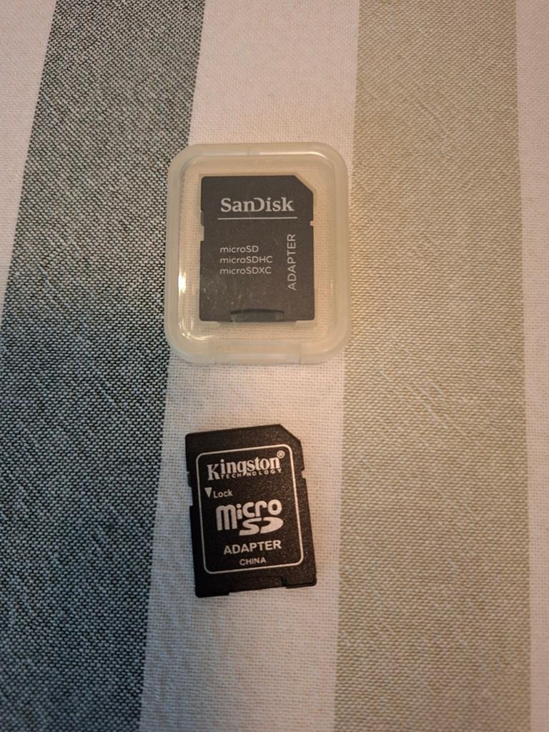Micro-SD adapters, Audio, Tv en Foto, Foto | Geheugenkaarten, Ophalen, Zo goed als nieuw, SD