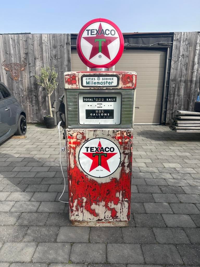 Stoere Wayne tecaco benzinepomp gaspump vintage industrieel, Verzamelen, Ophalen, Zo goed als nieuw